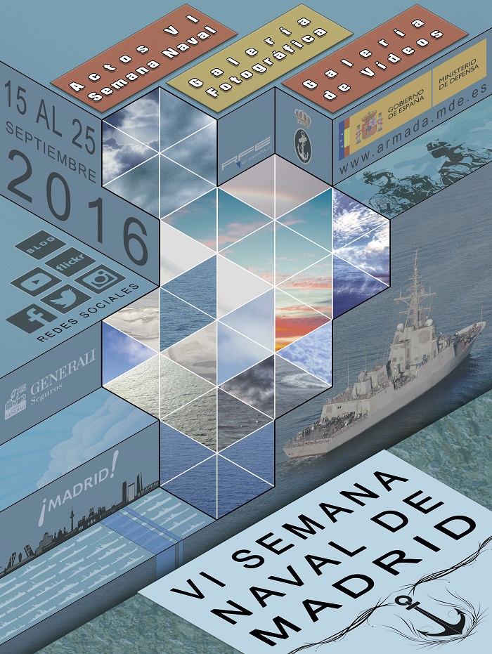 Cartel Semana Naval de Madrid 2016